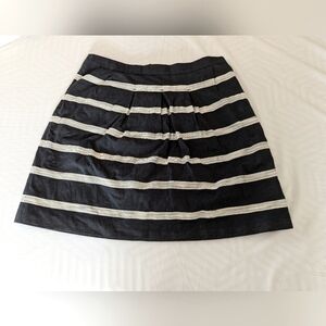 Striped A line skirt